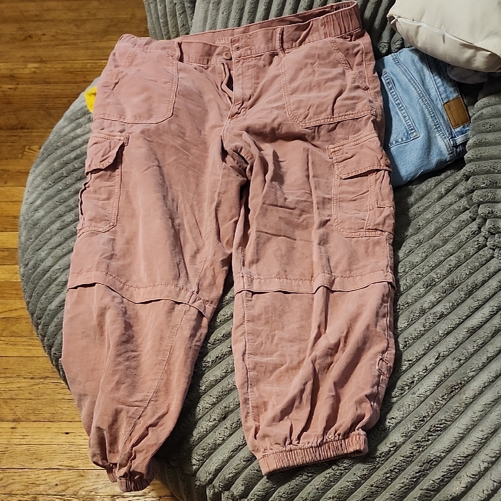 American Eagle Outfitters Peach Corduroy Pants